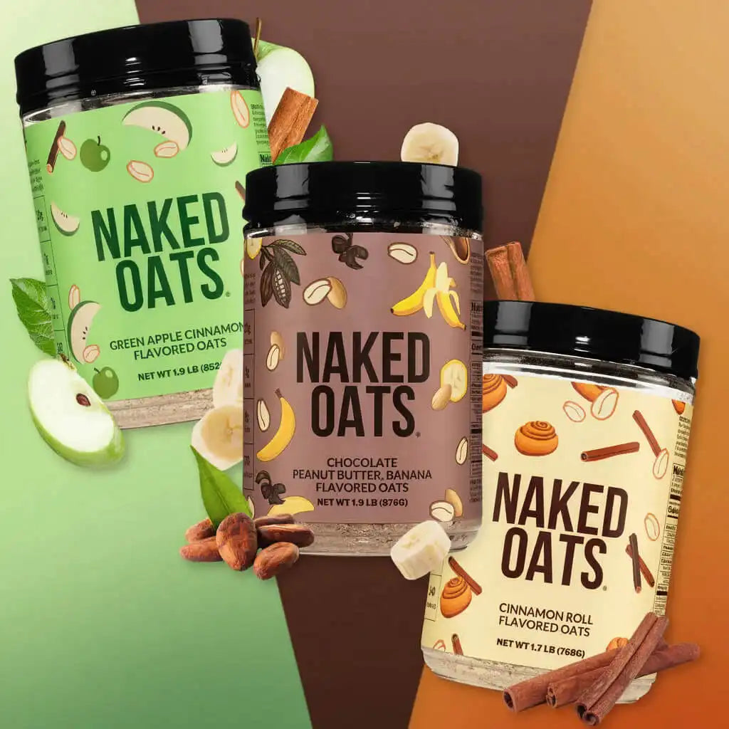 Chocolate Peanut Butter Banana Protein Oats | Naked Oats