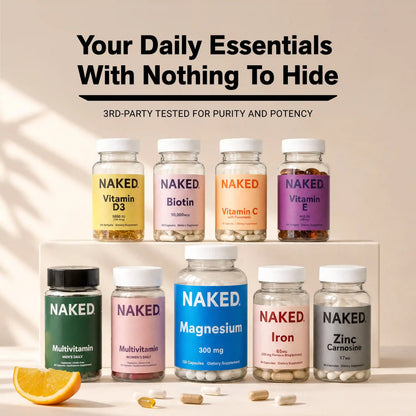 Daily Iron Supplement | Naked Iron - 60 Capsules