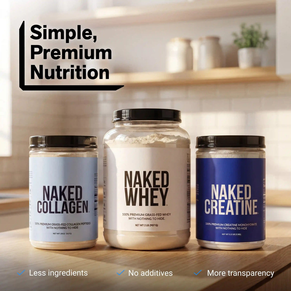 Chocolate Whey Protein Powder 1lb | Naked Chocolate Whey - 1LB