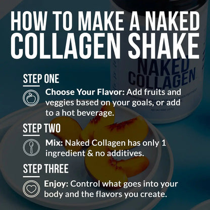 Chocolate Collagen Peptides with Hyaluronic Acid | Naked Collagen Advanced - 1.3 LB