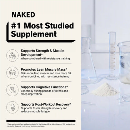 Creatine Travel Packets | Naked Creatine - 30 Servings
