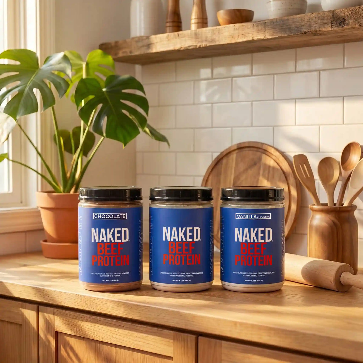 Vanilla Beef Protein Powder | Naked Vanilla Beef Protein - 1.2LB
