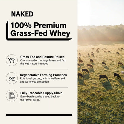 Grass Fed Whey Protein Powder | Naked Whey - 5LB