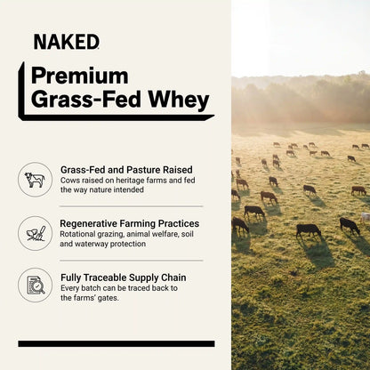 Vanilla Whey Protein Powder 1lb | Naked Vanilla Whey - 1LB