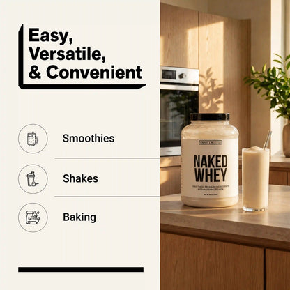 Vanilla Whey Protein Powder | Naked Vanilla Whey - 5LB