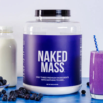 Strawberry Mass Gainer Protein Supplement | Naked Mass - 8LB